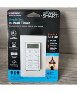 GE Touch Smart In-Wall Digital Timer White 25055 New Sealed  - £14.03 GBP