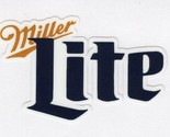 Miller LIite Beer vinyl decal window laptop hard hat Up to 14&quot; Free Trac... - $2.99+