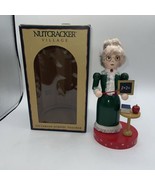 Nutcracker Village Victorian School Teacher 2000 10” Tall NEW - £19.46 GBP