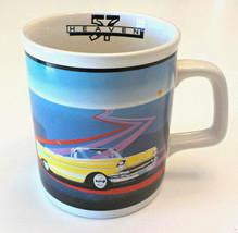 Vintage 1985 Plymouth 1950s Style Car Coffee Mug Automobile Cup Heaven 57 Enesco - $8.81