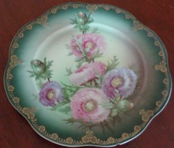 Antique Bone China Mignon Z.S.&amp;C. Luncheon Plate – Bavaria – Hand-Painted – GORG - £23.64 GBP