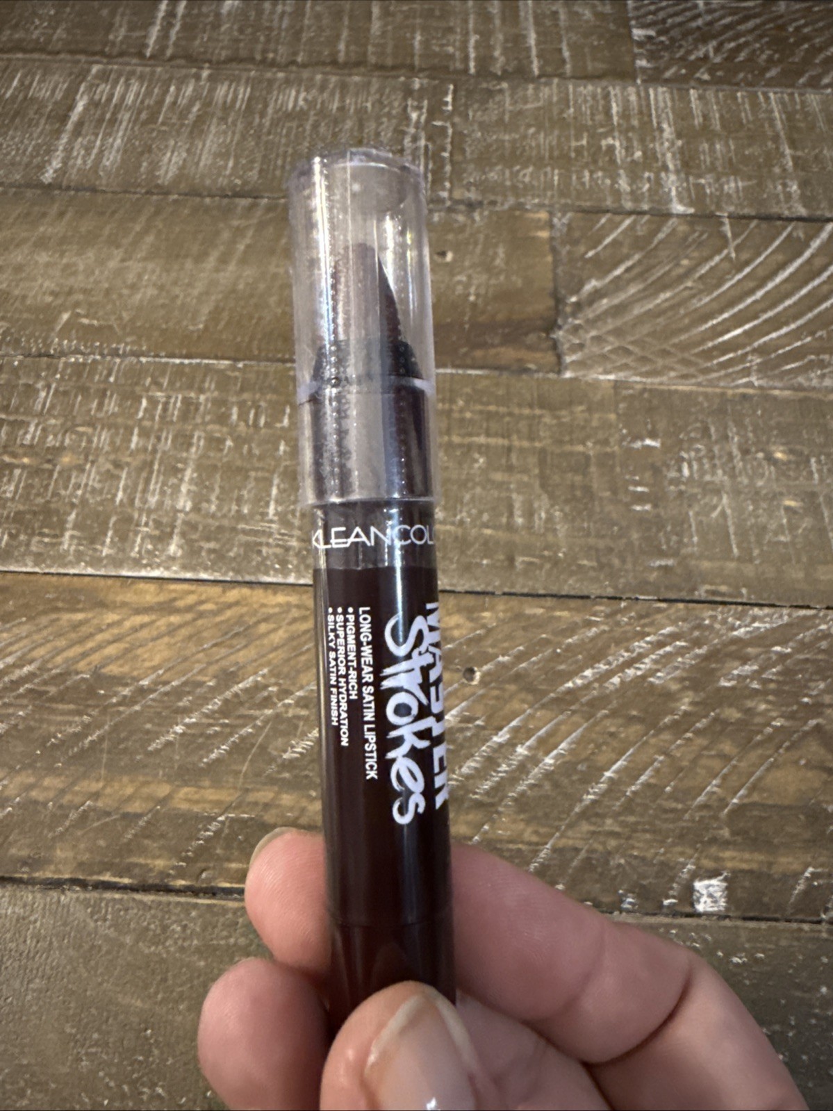 Klean Color Master Strokes Long Wear Satin Lipstick Spiced Plum - $7.80