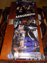 Vintage 1990 Aerosmith Pump Long Store Promotional Poster - $823.64 MXN
