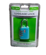 Safe Skies TSA Blue Luggage Lock - Heavy Duty Combination Lock - $27.67