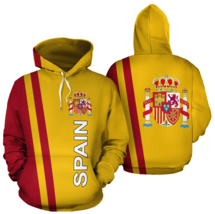 Spain Country Flag Hoodie Adults And Youth - $55.99