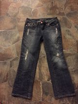 Dish Women’s Distressed Deep Blue Jeans!!!(28x26.5)!! - $11.40