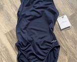 NWT Dolfin Women&#39;s Solid Navy Swim Swimsuit Bathing Suit 6/32 Racerback - £15.28 GBP