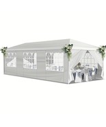 Carpa 10x30 Pies Toldo Para Fiestas Exteriores y Patio Tienda De Boda He... - $2,791.19 MXN