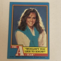 Melinda Culea Trading Card The A-Team 1983 #24 - £1.47 GBP