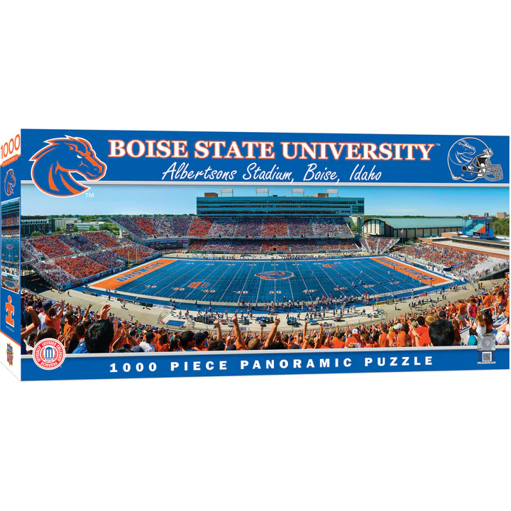 Boise State Broncos Albertson&#39;s Stadium 1000 Piece Panoramic Jigsaw Puzzle - £14.94 GBP