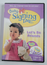 Baby Signing TIME Volume 4: Let&#39;s Be Friends DVD CD 2 Disc Set Sign Language NEW - £10.16 GBP