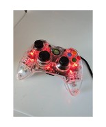 Microsoft Xbox 360 Clear PDP Afterglow Wired Controller Model PL-3702 Te... - $23.17