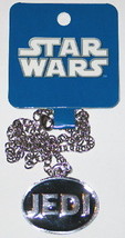 Star Wars Jedi Name Logo Metal 3-D Necklace Pendant NEW - £14.32 GBP
