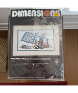 NWT NOS Dimensions Counted Cross Stitch Kit Amish Breezy Day 3611 - €15,44 EUR