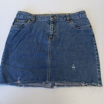 Canyon River Blues RN#15099 Women's Denim Pencil Frayed Skirt Size 6 (30×15) image 10