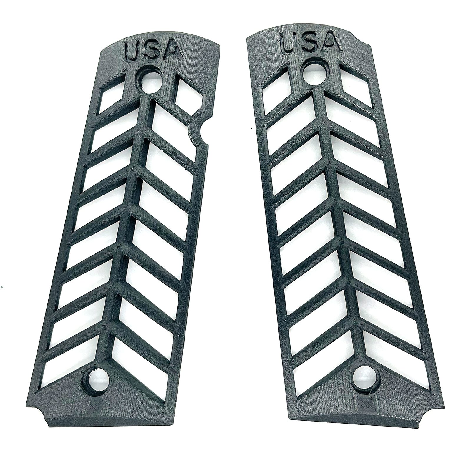 Compatible Replacement Grips for Full Size 1911, Skeleton Feather - Carb... - $29.99