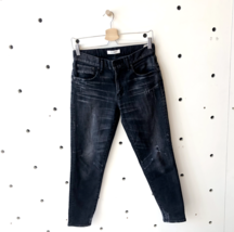 27 - Moussy Vintage Black Wash Distressed Velma Skinny Jeans 0325MR - $100.00