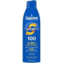 Coppertone Sport Sunscreen Spray, SPF 100 Spray Sunscreen, 5.5 Oz.. - £20.51 GBP