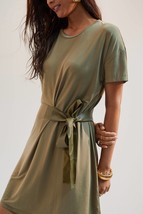 New Anthropologie DOLAN Collection Belted Mini Dress $160 SMALL Green - £48.91 GBP