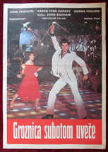 1977 Original Movie Vintage Poster Saturday Night Fever John Travolta Ba... - £109.41 GBP
