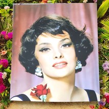 Actress Gina Lollobrigida  - Vintage Celebrity Photo Print - $7.36