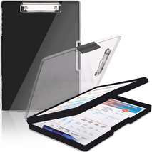 Clipboard with Storage,Heavy Duty Clip Boards 8.5X11 with 2 Storage Case - $24.87
