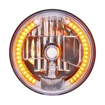United Pacific 7&quot; 34 Amber LED Crystal Headlight 31378 - £74.62 GBP