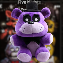 Five Nights at Freddy&#39;s Collector Purple SHADOW FREDDY 18cm Doll Stuffed... - £22.05 GBP