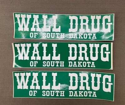 Wall Drug of South Dakota Bumper Stickers NEW 10'' Roadside Attraction Item image 4