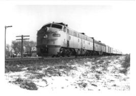 Photo Union Pacific Engine 901 And 903B Wamego Kansas 7.25 x 5 December 1967 - £7.85 GBP