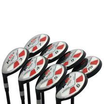 Left Hand-Majek Golf +2&quot; Std XL Tall Men&#39;s Hybrid Regular R Flex Set (3-PW) - £362.59 GBP