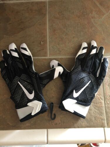 Primary image for New NIKE NFL Vapor Knit Receiver Football Gloves PGF396–010 Black White Size L