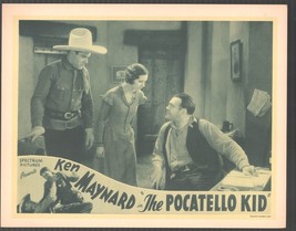 Pocatello Kid 11&quot;x14&quot; Lobby Card Ken Maynard Marceline Day Western - £58.62 GBP