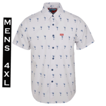 Dixxon Flannel - Gnartini Party Shirt - Short Sleeve - Men&#39;s 4XL ( Martini ) - £42.09 GBP