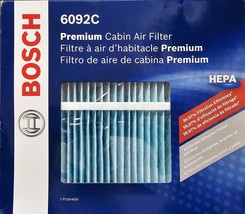 BOSCH 6092C Premium Hepa Cabin Air Filter - £13.44 GBP