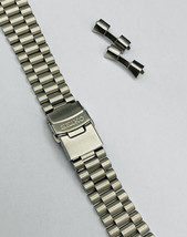 22mm Seiko president curved lugs stainless steel gents watch strap,New.(MU-21) - £23.11 GBP