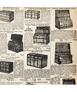 1900 Trunks and Chests Advertisement Victorian Sears Roebuck 5.25 x 7&quot;  - £12.55 GBP