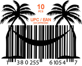 10 UPC/EAN Codes for Amazon International, Bonanza, Itunes, Google Shopp... - £0.78 GBP