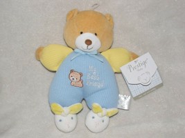 Prestige Stuffed Plush My Best Friend Teddy Bear Blue Yellow Thermal Rat... - £63.28 GBP