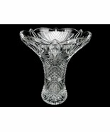 Large Trumpet Centerpiece Vase, Vintage Shannon Crystal, Designs of Irel... - $2,781.54 MXN