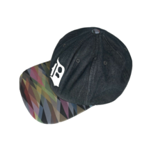 Detroit Tigers Hat Flat Bill Prism Multicolor Adjustable Strap Back Geo Tag RARE - £14.90 GBP