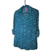 Plenty by Tracy Reese Size P Tunic Blouse Mini Dress Pockets Geometric - £11.00 GBP