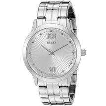 Guess Women&#39;s Vintage Inspired Silver Dial Watch - U0634L1 - £57.33 GBP