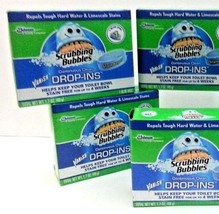 4 X Scrubbing BubblesVanish Drop-Ins Toilet Cleaning Tablet 1 ea New Sealed - $406.53 MXN