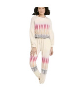 Knox Rose Women&#39;s Tie-Dyed Off-White Cozy Jogger Sweatpants Size Medium - €21,26 EUR