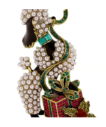HEIDI DAUS &quot;FRENCH GIFT&quot; CRYSTAL ACCENTED POODLE PIN - £97.78 GBP