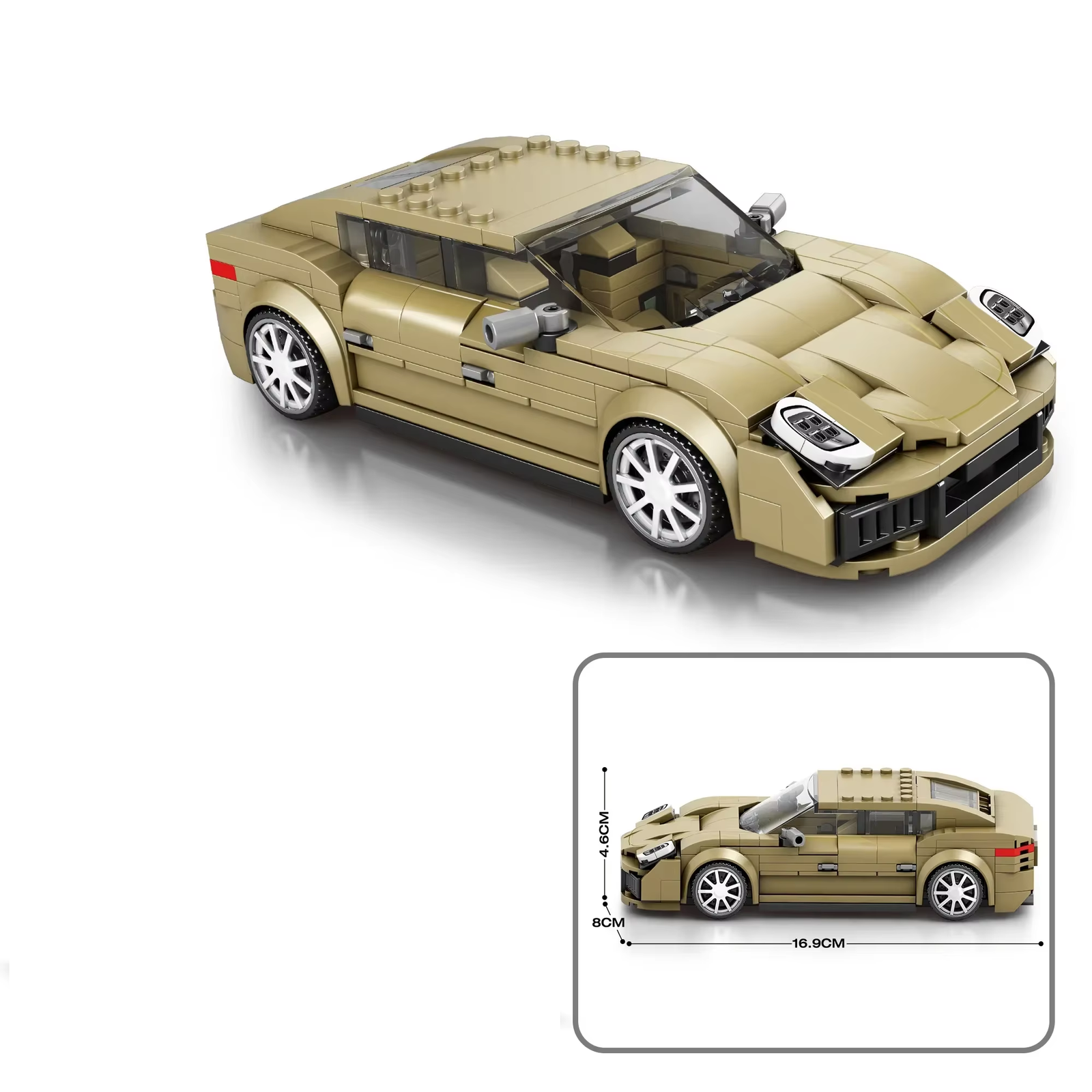 New 324PCS Luxury Coupe Building Blocks Classic Speed Car Model Toys - $22.99