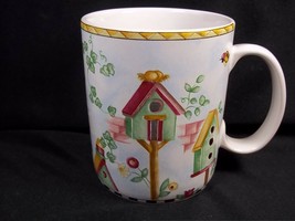 Stoneware coffee mug Penelope&#39;s Garden by Coventry10 oz - £8.75 GBP