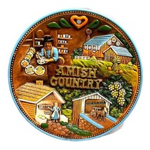 Amish Country Souvenir Ceramic Plate - £15.73 GBP