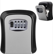 Key Safe Wall Mounted, Combination Key Safe Lock Box outdoor Waterproof Secure - £23.24 GBP